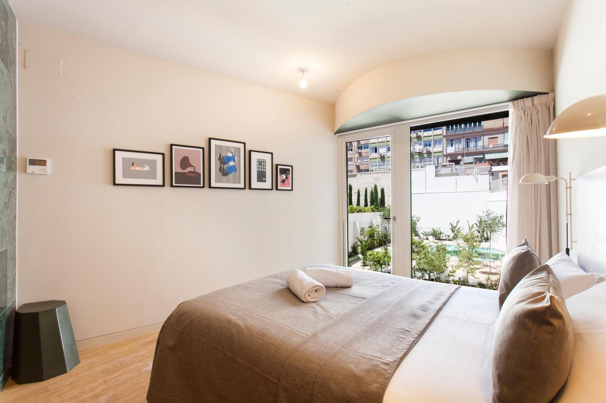 ברצלונה Aspasios City Oasis Apartments מראה חיצוני תמונה